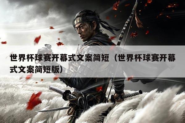 世界杯球赛开幕式文案简短（世界杯球赛开幕式文案简短版）