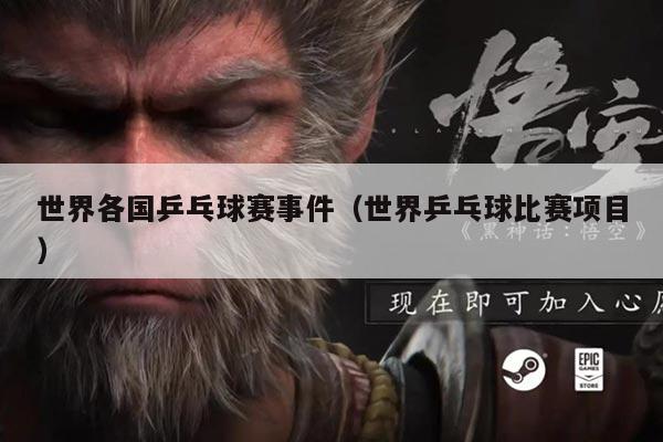 世界各国乒乓球赛事件(世界乒乓球比赛项目)