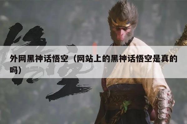 外网黑神话悟空(网站上的黑神话悟空是真的吗)