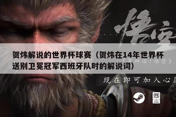 贺炜解说的世界杯球赛(贺炜在14年世界杯送别卫冕冠军西班牙队时的解说词)