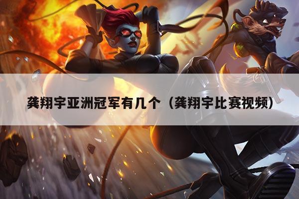 龚翔宇亚洲冠军有几个(龚翔宇比赛视频)