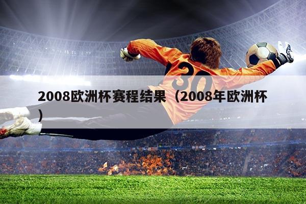 2008欧洲杯赛程结果(2008年欧洲杯)