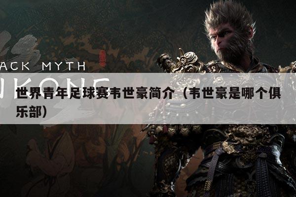 世界青年足球赛韦世豪简介(韦世豪是哪个俱乐部)