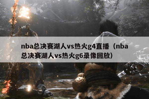 nba总决赛湖人vs热火g4直播(nba总决赛湖人vs热火g6录像回放)